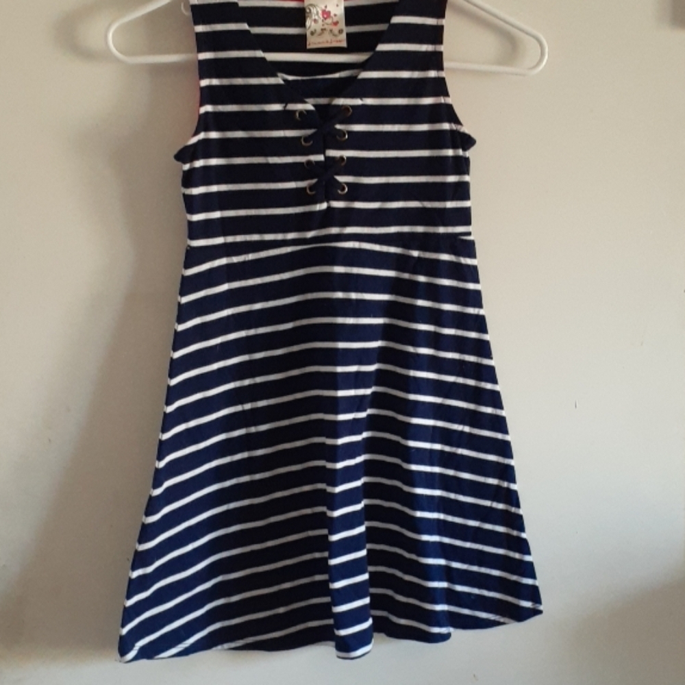 Girls Stipped Dress